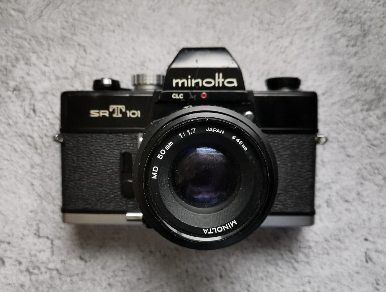 Minolta srt 101 black + minolta md rokkor 50 mm f/1.7 (уценка) фото №1