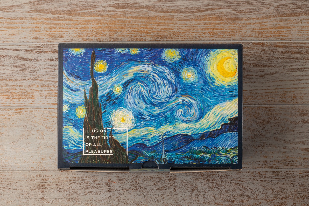 Коробка средняя "Ван Гог" фото №1