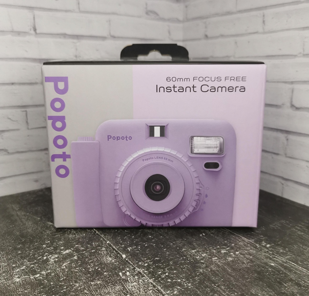 Popoto Instant Camera mini set Purple фото №1