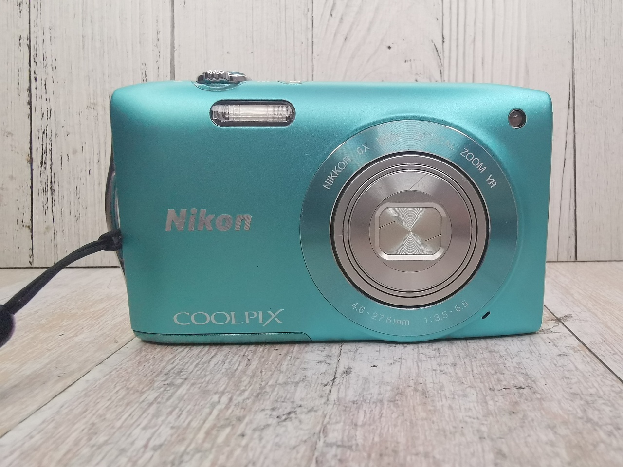 Nikon Coolpix S3300 бирюзовый фото №1
