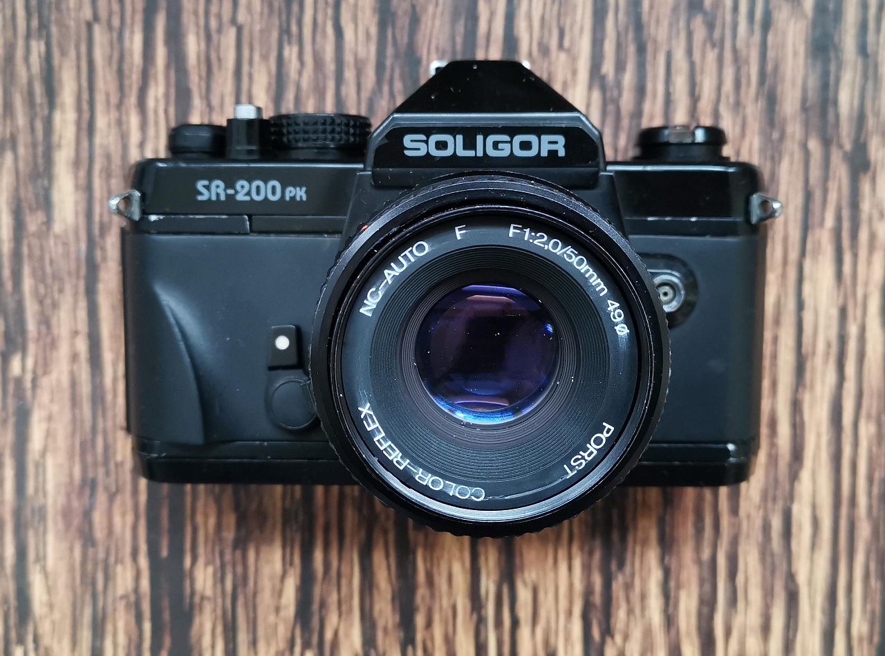 Soligor SR-200pk + Porst color-reflex mc-auto f 50 mm f/2 фото №1