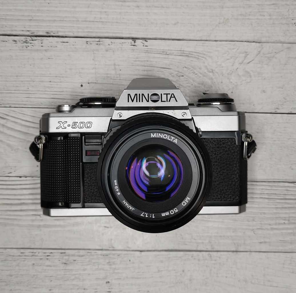 Minolta X-500 + Minolta MD 50 mm 1/1.7 фото №1