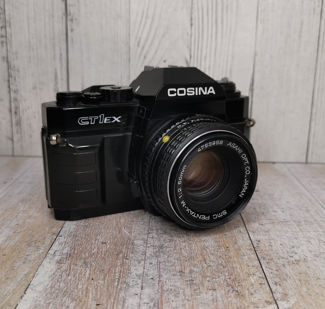Cosina CT-EX + Pentax-M 50mm 1:2 фото №1